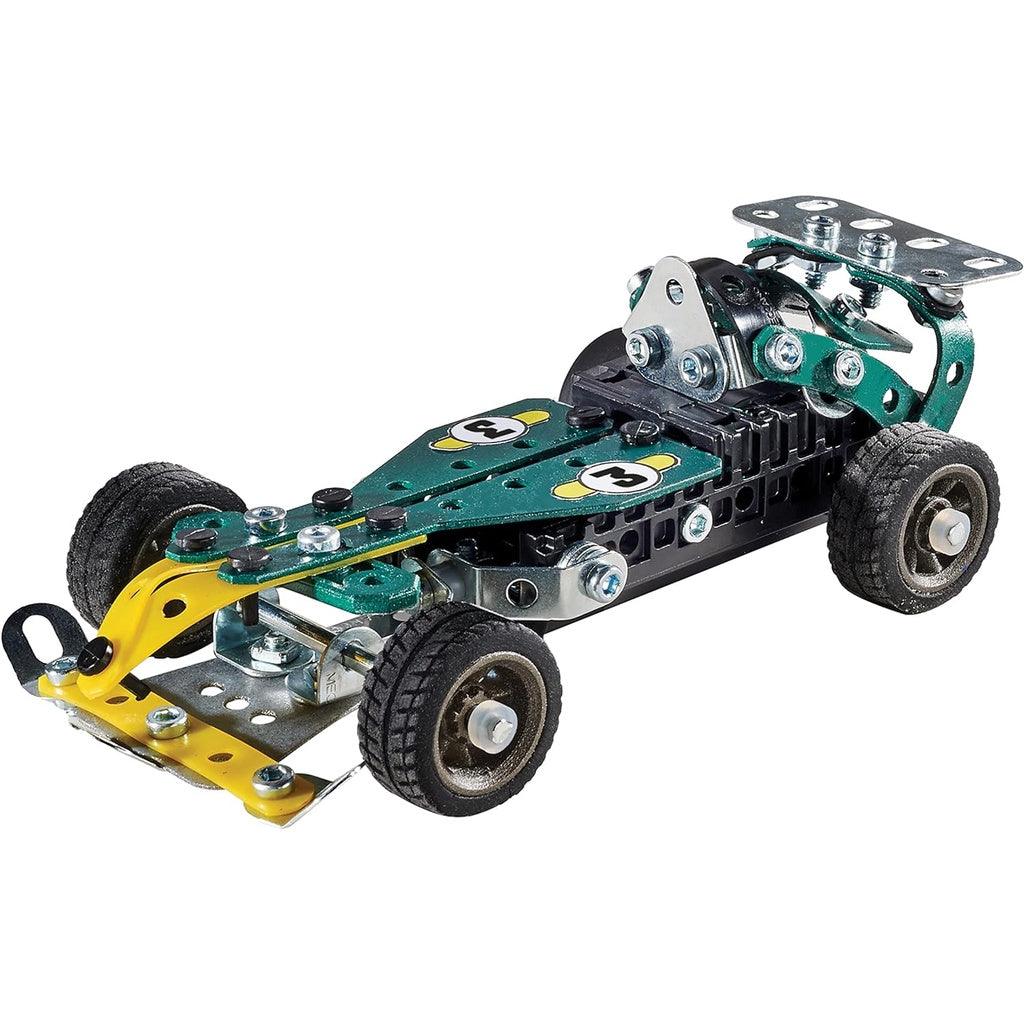 Meccano by Erector 5 in 1 Roadster Pull Back Car Building Kit （18202）