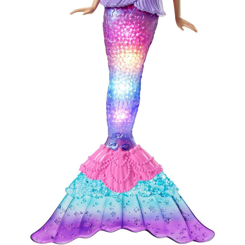 Barbie Dreamtopia Doll, Mermaid Toy with Water-Activated Light-Up Tail, Pink-Streaked Hair & 4 Colorful Light Shows - Momo Gadgets