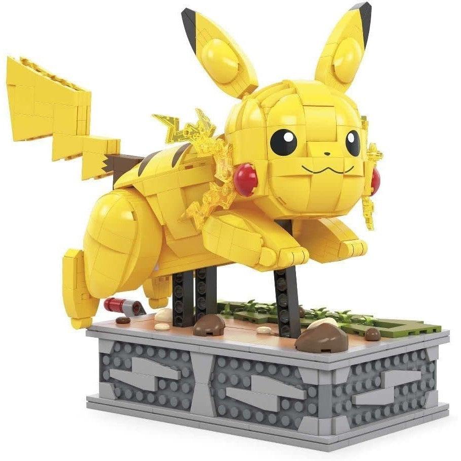 Mega Pokemon Collectible Building Toys for Adults, Motion Pikachu with 1095 Pieces