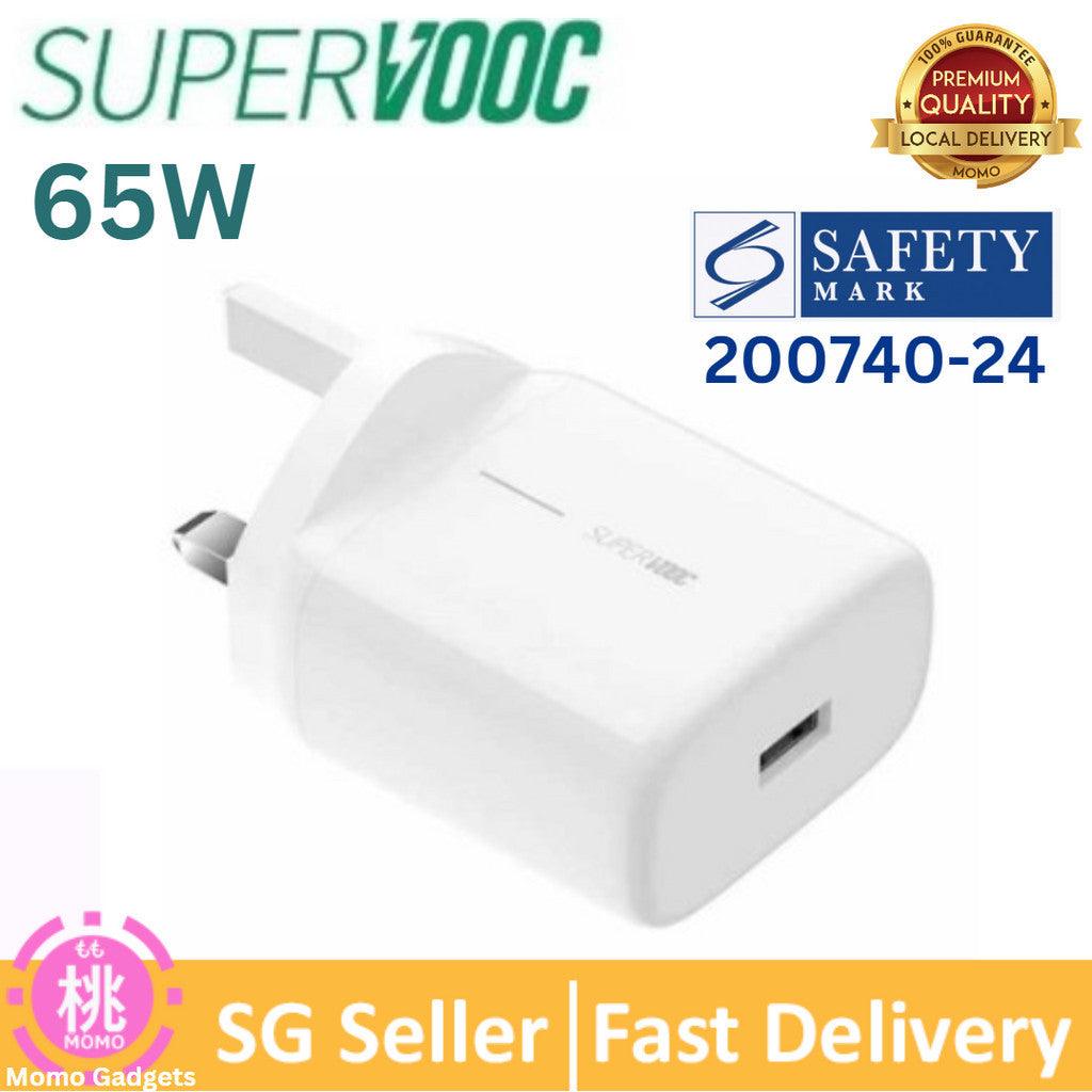 In Stock OPPO 65W/80W/ Fast Charging cable Supervooc 2.0 Fast Charger SUPERDART Charger Set 10V 6.5A UK Plug For OPPO