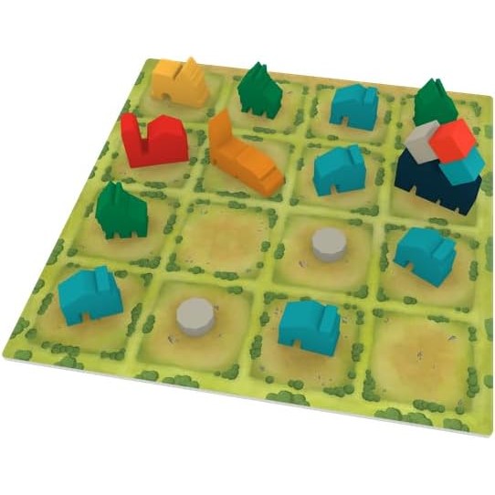 AEG Tiny Towns-Award-Winning Board Game,Base Set,1-6 Players,45-60 min Play Time,Strategy Board Game for Ages 14 and Up