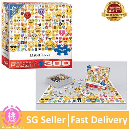 EuroGraphics Emoji (300 Piece) Puzzle, Multi, 19-1/4inx26-3/4in