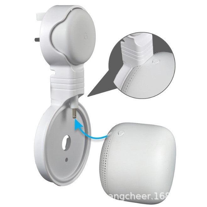 Wall Mount for Google Nest Point , Smart Cable Arrangement Without Messy Wall Stand WiFi Bracket