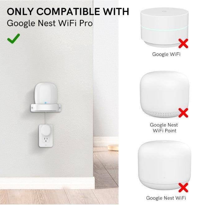 wall mount for Google Nest WiFi Pro - 6E Compatible with Nest WiFi Pro Mesh Router Home WiFi System