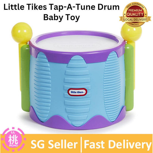 Little Tikes Tap-A-Tune Drum Baby Toy, Multi Color