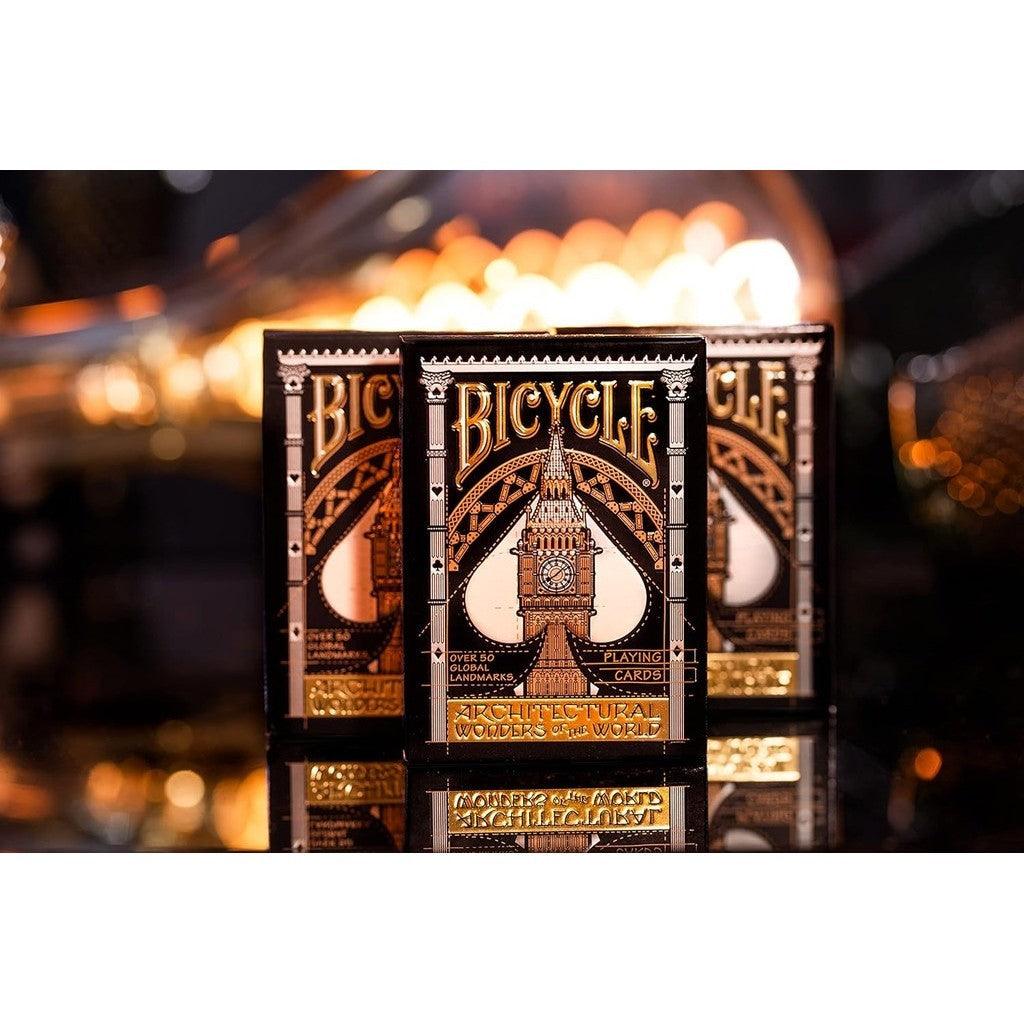 Bicycle Architectural Wonders of The World Playing Cards, Black