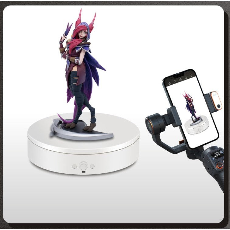 Electric Rotating Display Stand, 15cm, 360 Degree Electronic Turntable Display Stand for Photography Products Shows