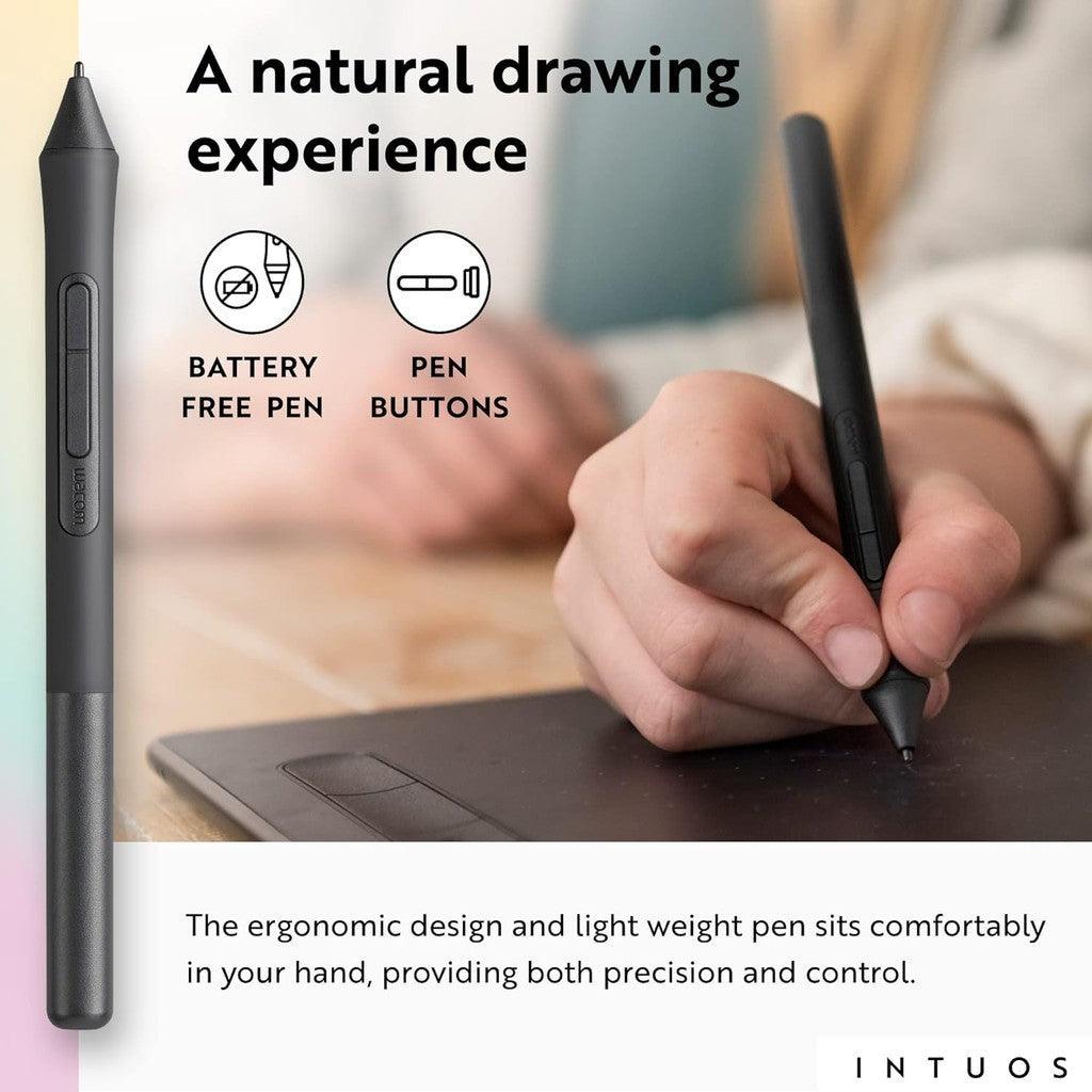 Wacom Intuos Small Graphics Drawing Tablet, includes Training & Software