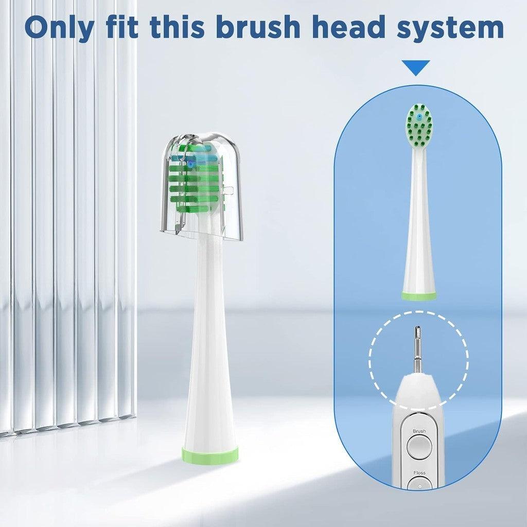 Replacement Toothbrush Heads for WaterPik Sonic Fusion (SF-01 / SF-02 / SF-03 / SF-04), 2 Count