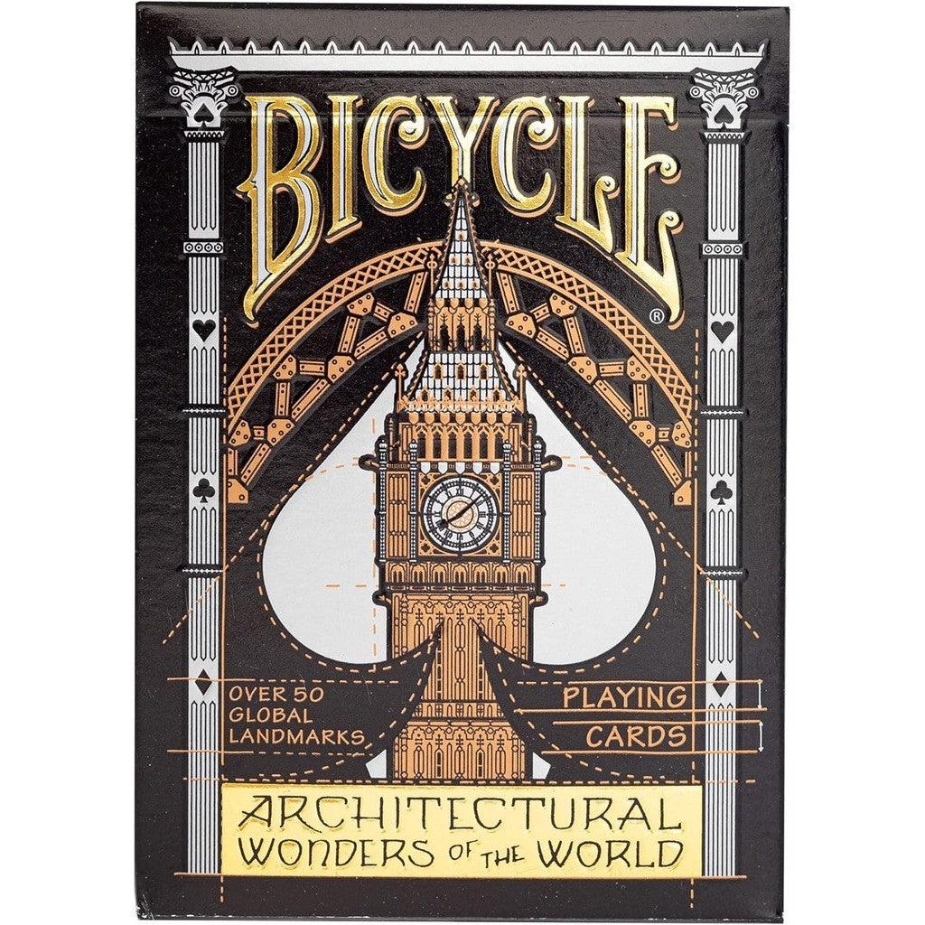 Bicycle Architectural Wonders of The World Playing Cards, Black