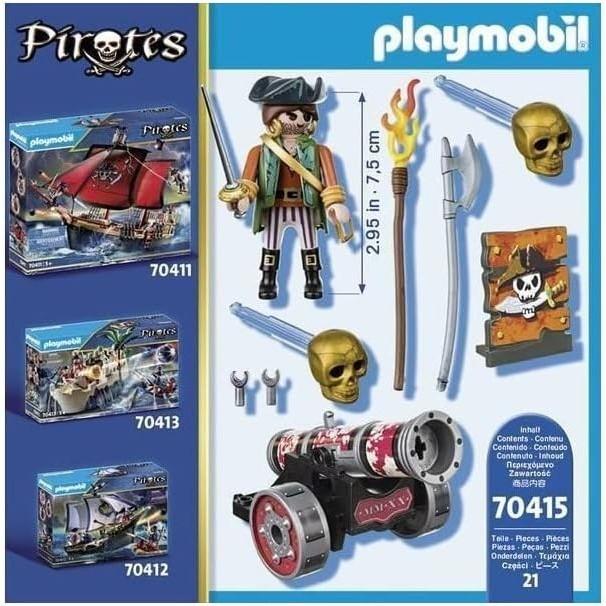 Playmobil Pirate with Cannon 70415 Pirates Playset