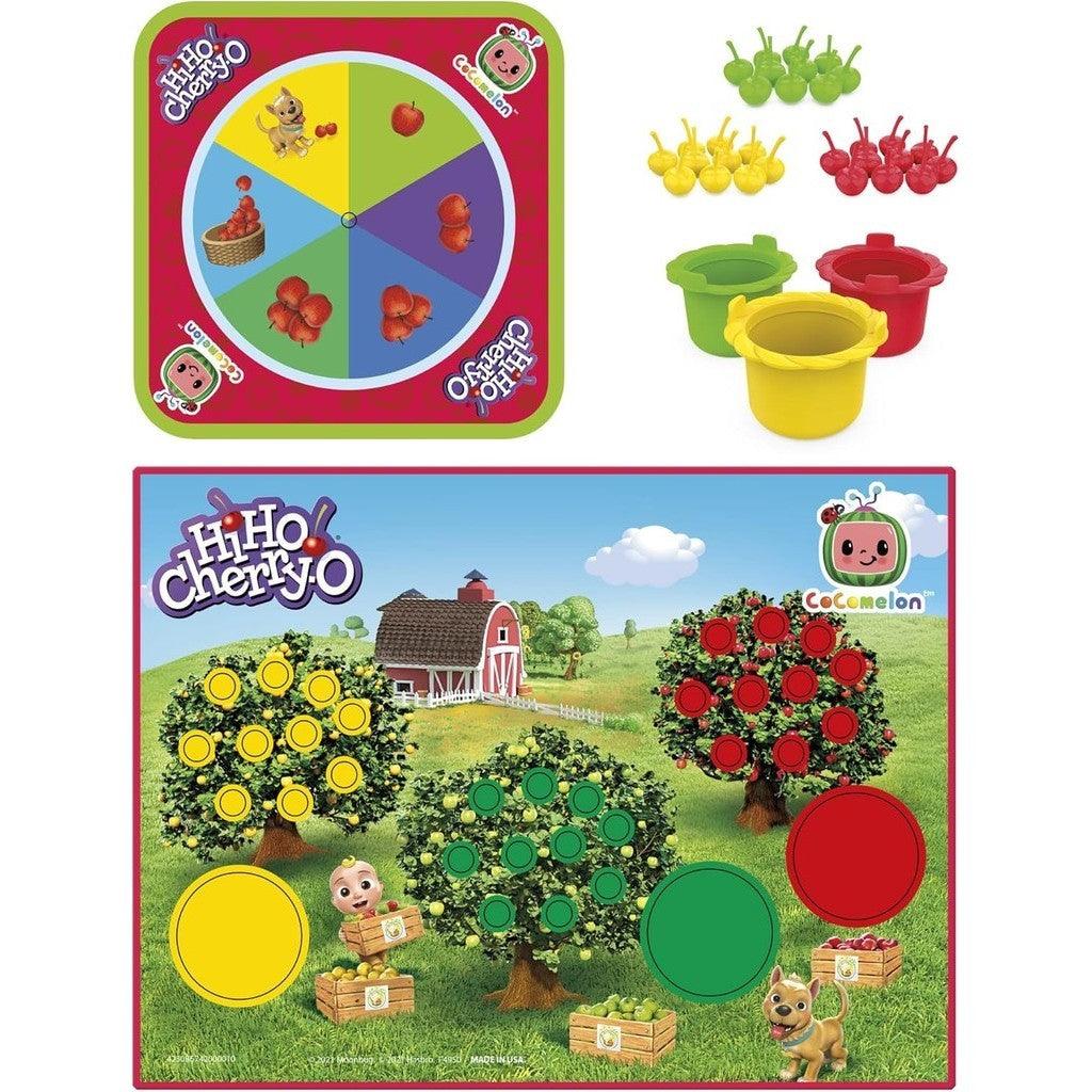 Hasbro Gaming Hi Ho Cherry-O: CoComelon Edition Board Game, Counting, Numbers, and Matching Game for Preschoolers