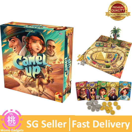 Camel Up (Second Edition) | Strategy , Dice Game | Family Board Game for Adults and Kids | Ages 8 and up