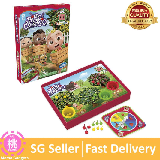 Hasbro Gaming Hi Ho Cherry-O: CoComelon Edition Board Game, Counting, Numbers, and Matching Game for Preschoolers