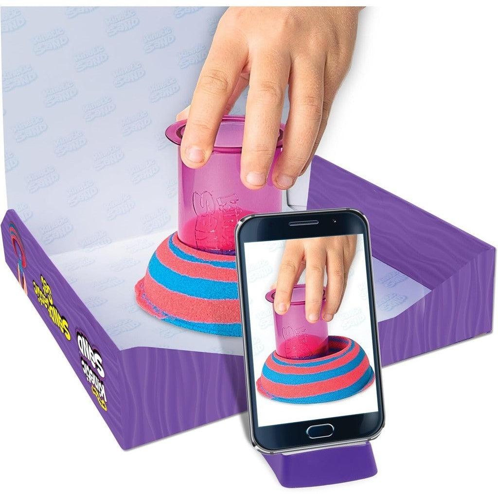 Kinetic Sand, Sandisfying Set with 2lbs of Sand and 10 Tools, Play Sand Sensory Toys for Kids Ages 3 and up