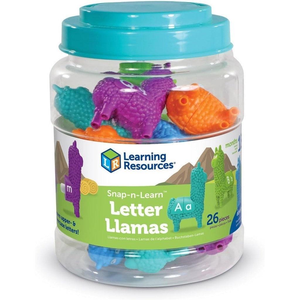 Learning Resources Snap-n-Learn Llamas-26 Pieces/ Dinos-18 Piece,Ages 18 months Toddler Learning Toys
