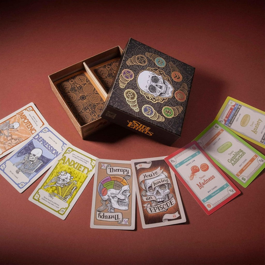 Pillbox Games Side Effects: Unleash The Fun & Chaos Using Therapy & Medication in This Hit Card Game