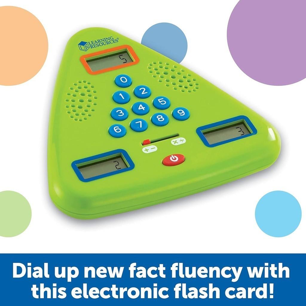 Learning Resources Minute Math Electronic Flash Card, Homeschool, Early Algebra Skills, 3 Difficulty Levels
