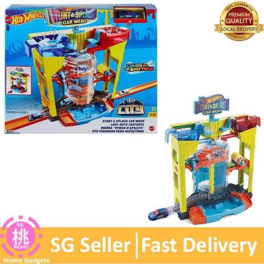 Hot Wheels Mattel Stunt & Splash Car Wash Playset