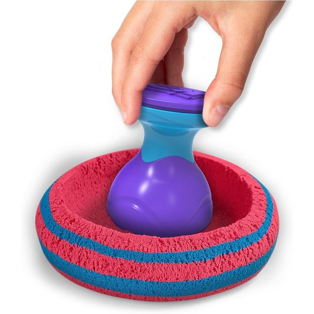 Kinetic Sand, Sandisfying Set with 2lbs of Sand and 10 Tools, Play Sand Sensory Toys for Kids Ages 3 and up
