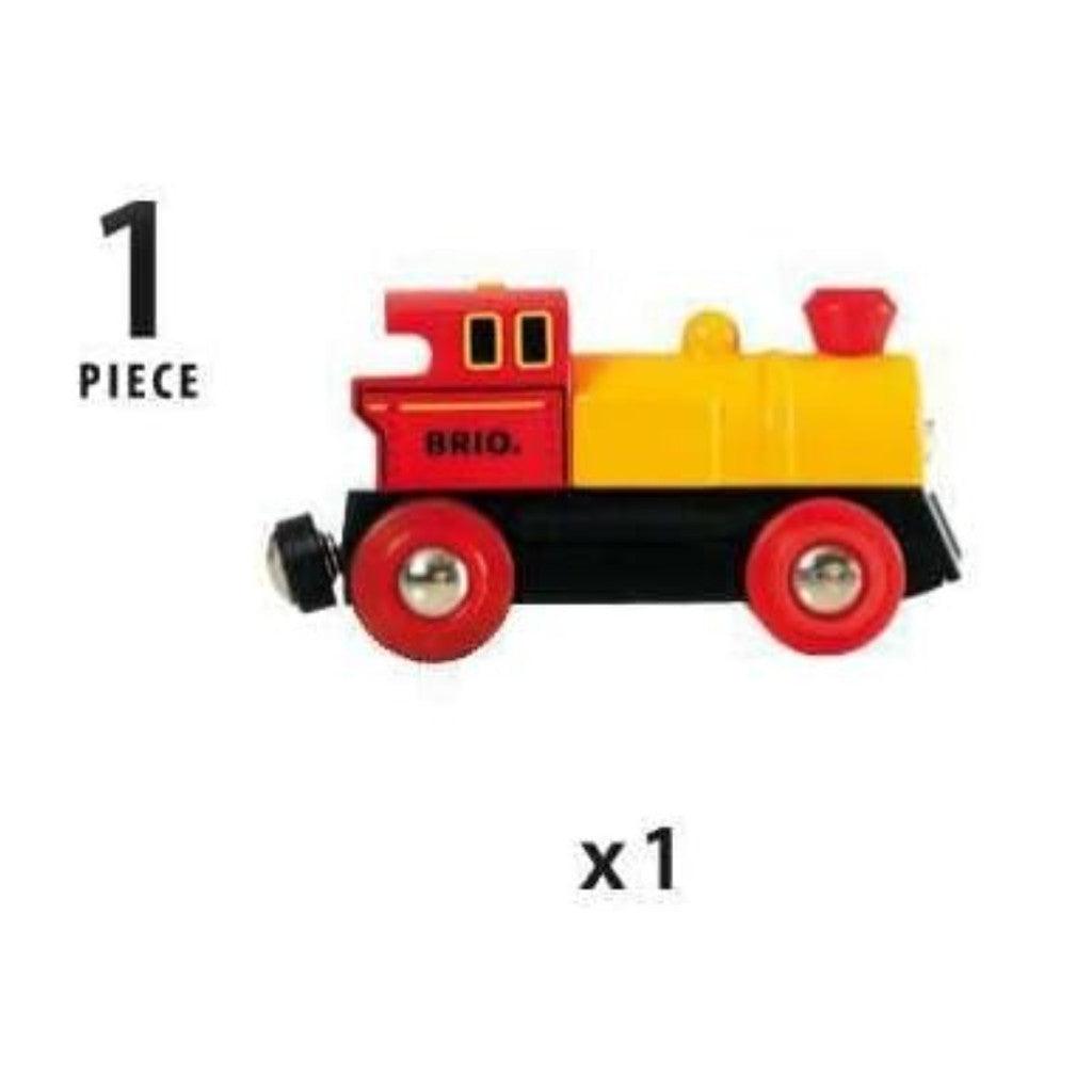 BRIO 33594 World Two-Way Battery-Operated Engine - Interactive Train Toy for Kids | Lights Up