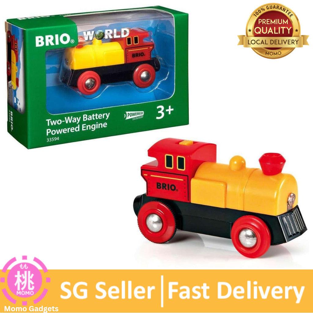 BRIO 33594 World Two-Way Battery-Operated Engine - Interactive Train Toy for Kids | Lights Up