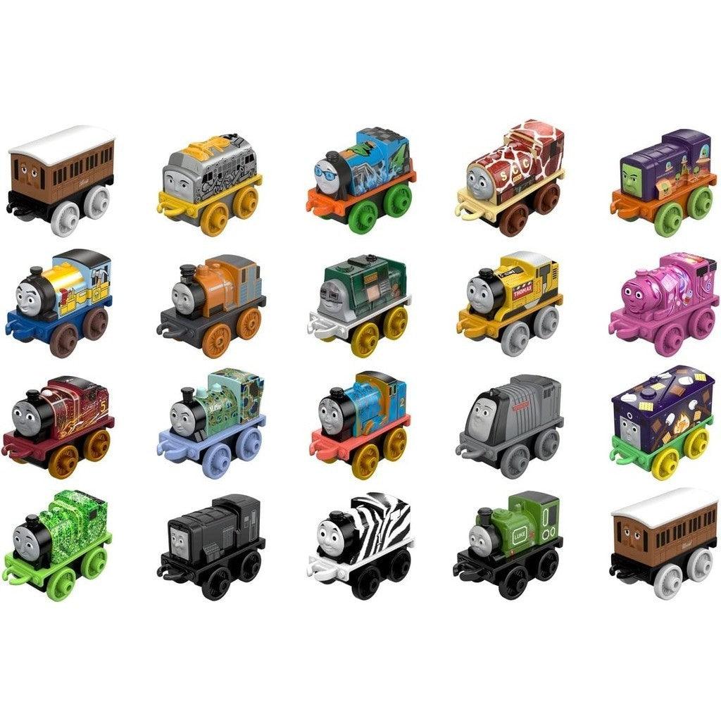Thomas & Friends Toy Trains MINIS 20 Pack of Miniature Push-Along Engines & Railway Vehicles