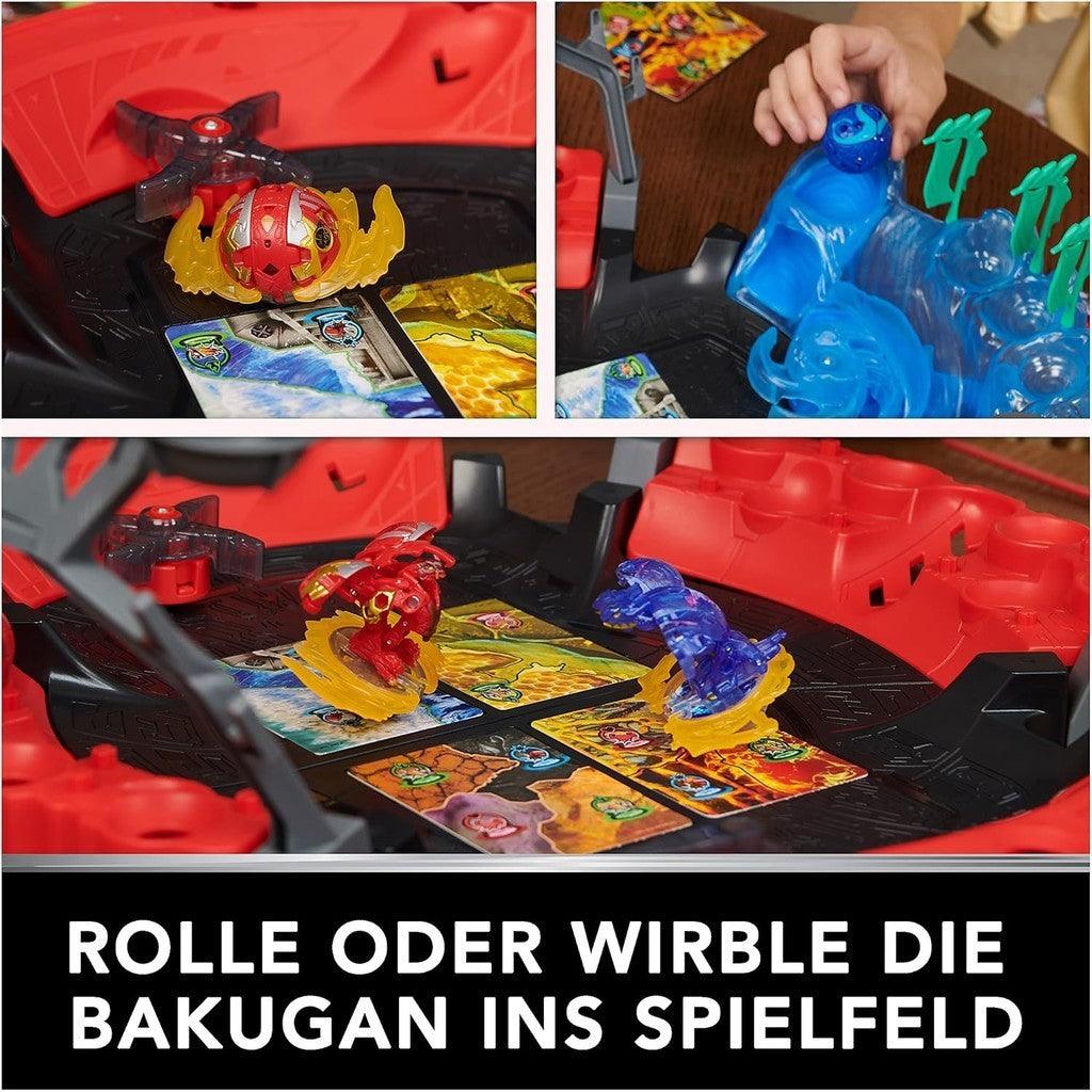 Bakugan Battle Arena with Exclusive Special Attack Dragonoid, Customizable, Spinning Action Figure and Playset