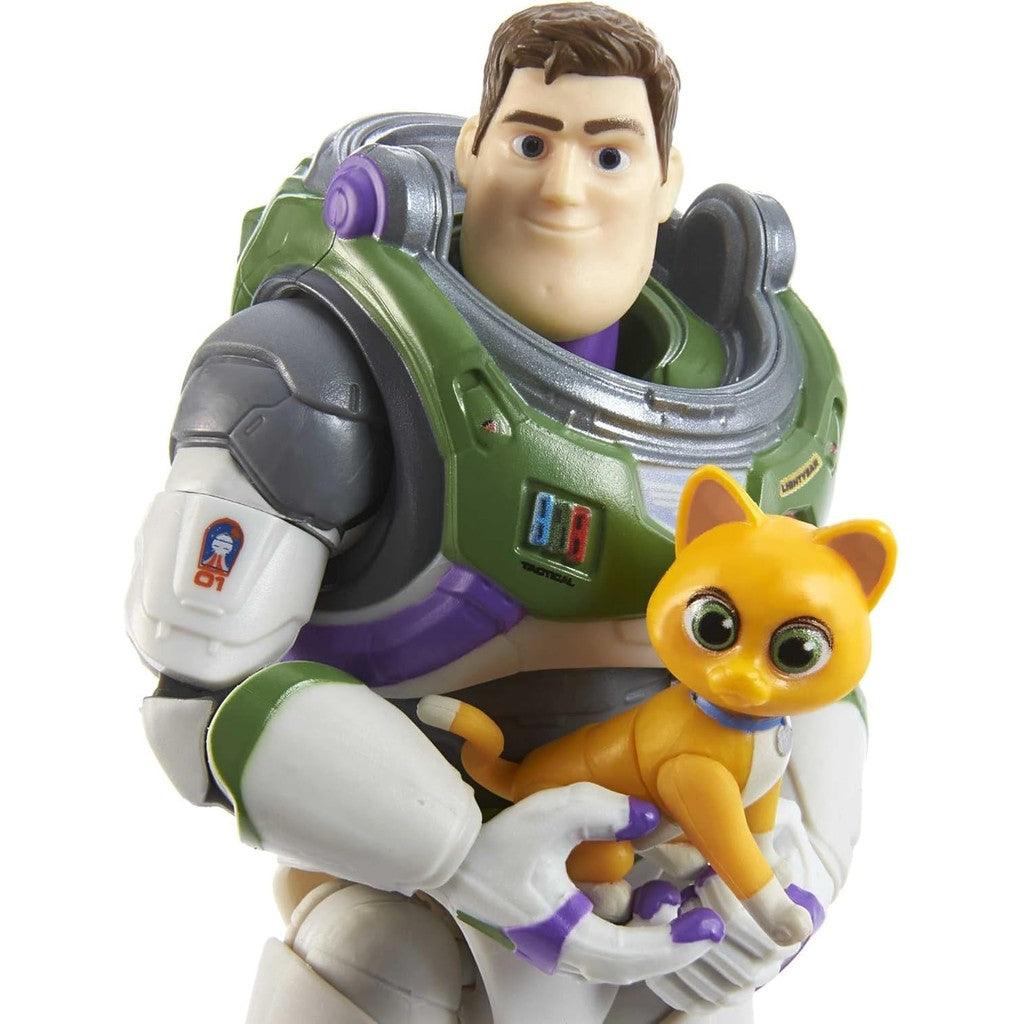 Mattel Disney and Pixar Lightyear Collector Action Figure, 7-in Scale Space Ranger Alpha Buzz & Sox