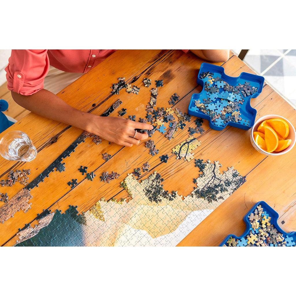 Ravensburger Sort and Go Jigsaw Puzzle Accessory-Robust Plastic Sorting Trays for Easy Puzzle Organization-1000 Piece