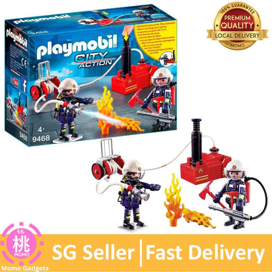 Playmobil Firefighters with Water Pump 9468