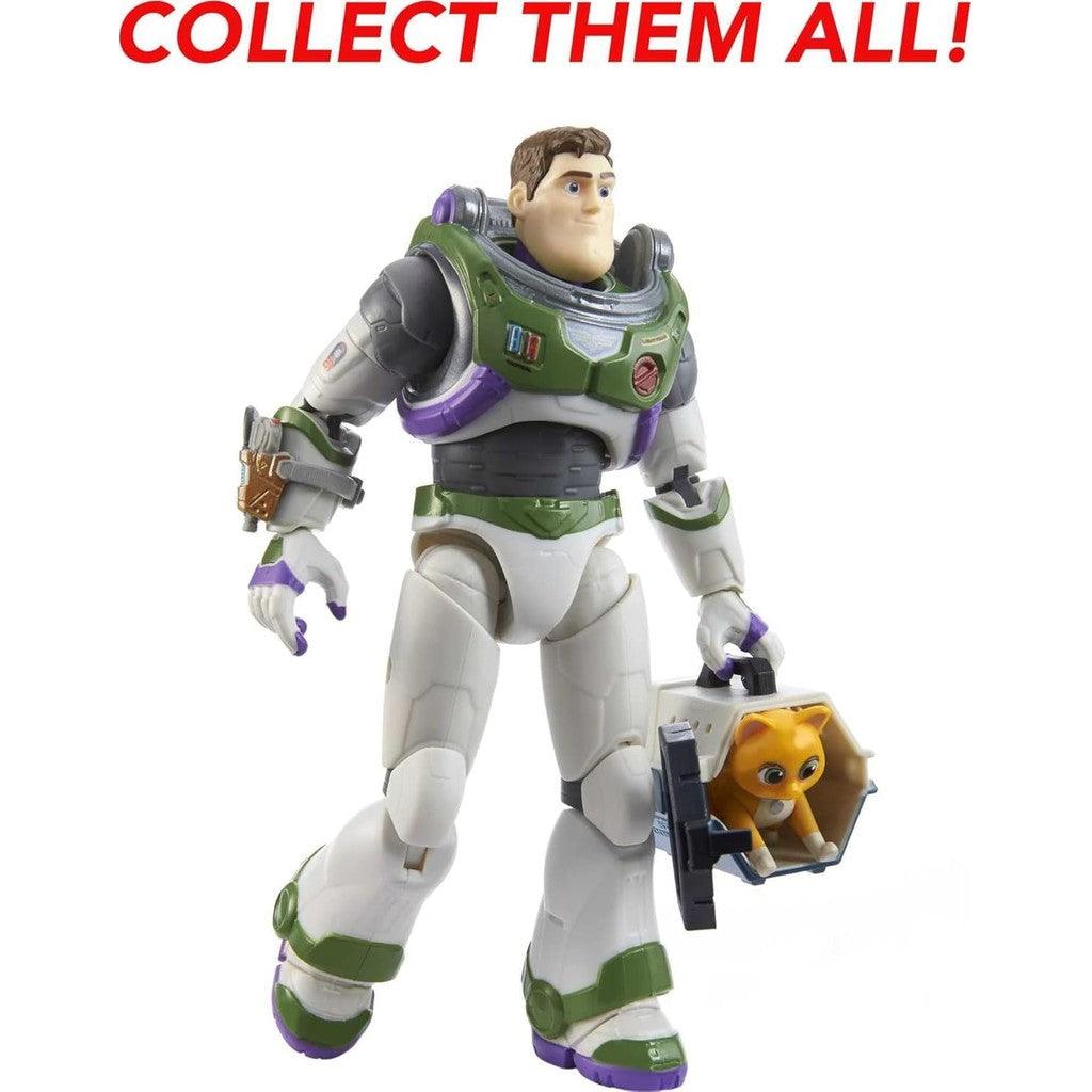 Mattel Disney and Pixar Lightyear Collector Action Figure, 7-in Scale Space Ranger Alpha Buzz & Sox