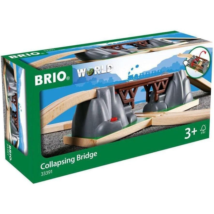 BRIO World - 33391 Collapsing Bridge - Engaging 3-Piece Toy Train Accessory | Cultivates Creative Play