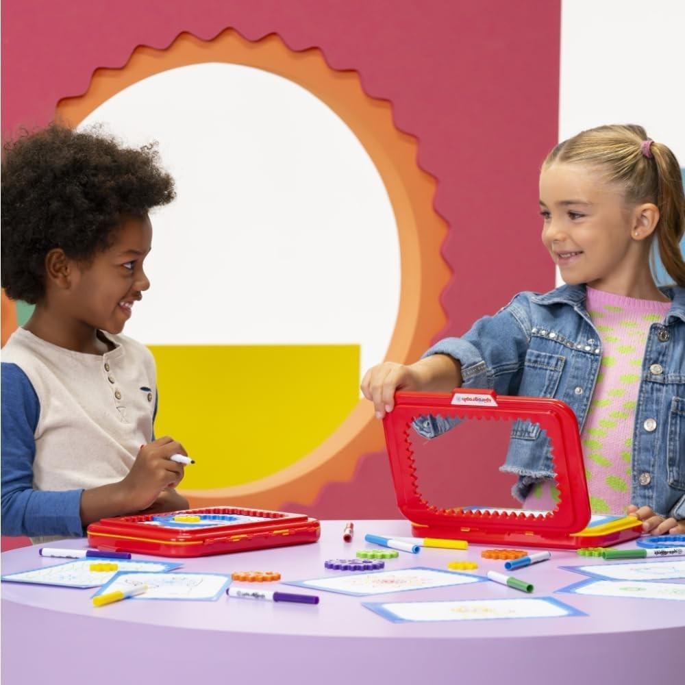 Spirograph Jr. — Jumbo Sized Gears Classic Retro Toy For Spiral Drawing Art Design Toy Kit