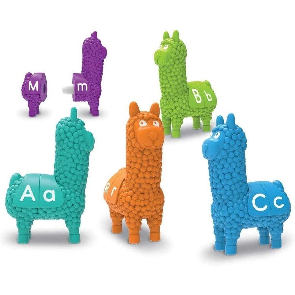 Learning Resources Snap-n-Learn Llamas-26 Pieces/ Dinos-18 Piece,Ages 18 months Toddler Learning Toys