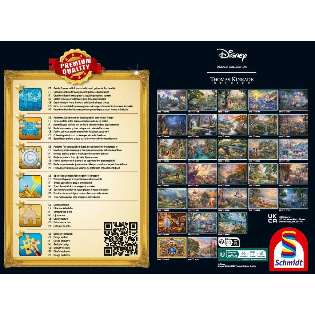 Schmidt Thomas Kinkade: Disney - Dreams Collection Jigsaw Puzzle (2000-Piece)