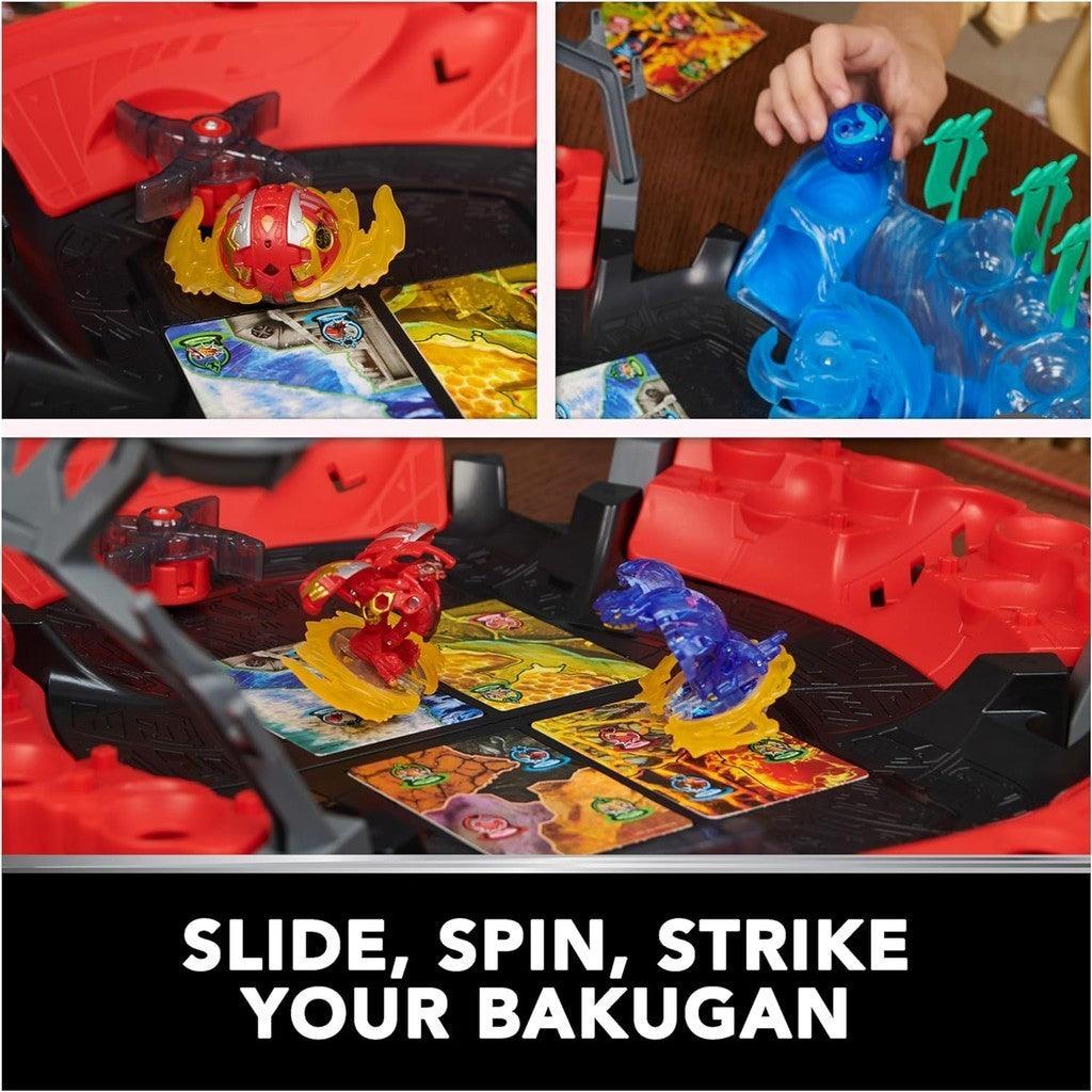 Bakugan Battle Arena with Exclusive Special Attack Dragonoid, Customizable, Spinning Action Figure and Playset