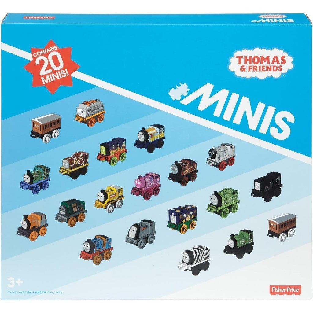 Thomas & Friends Toy Trains MINIS 20 Pack of Miniature Push-Along Engines & Railway Vehicles