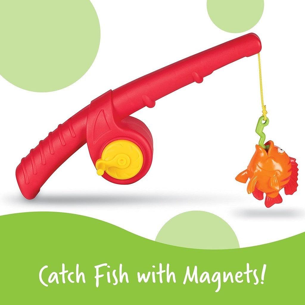 Learning Resources Pretend & Play Fishing Set - 11 Pieces, Ages 3+ Toddler Pretend Play Toys, Preschool Learning Toys