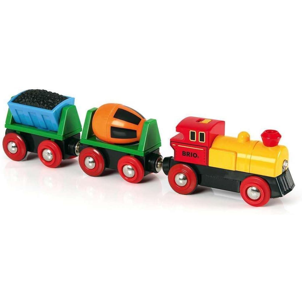 BRIO World Battery Operated Action Train - Dynamic 3 Piece Toy Train Set | Perfect for Kids Ages 3+