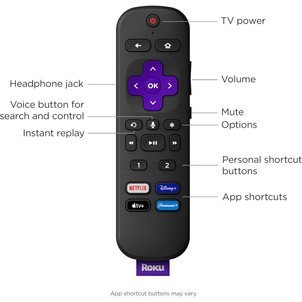Roku Streambar Pro|4K HDR Streaming Device & Cinematic Roku Soundbar All In One, Roku Voice Remote, Free & Live TV,Black