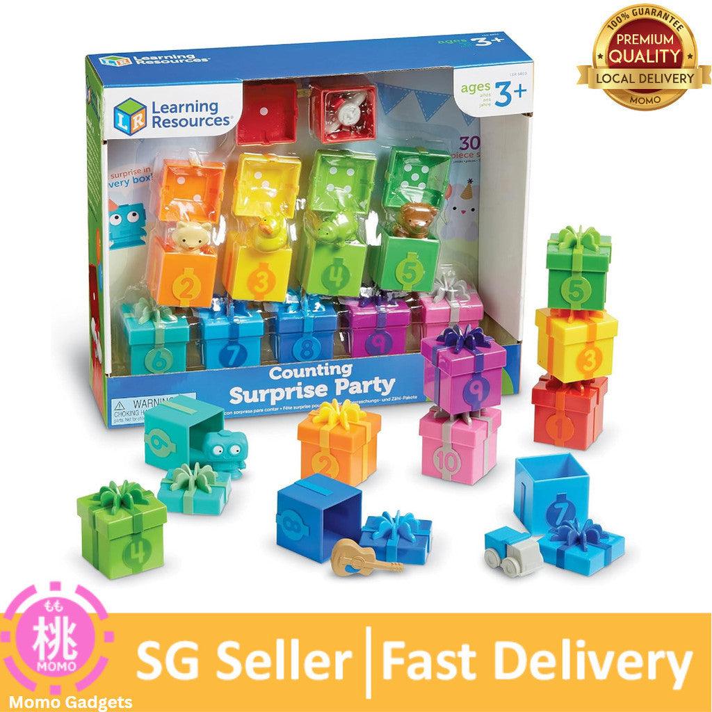 Learning Resources Counting Surprise Party, Homeschool, Fine Motor, Counting & Sorting Toy, Ages 3+