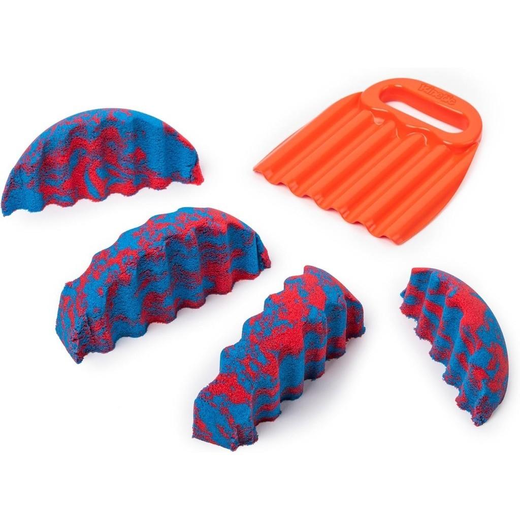 Kinetic Sand, Sandisfying Set with 2lbs of Sand and 10 Tools, Play Sand Sensory Toys for Kids Ages 3 and up