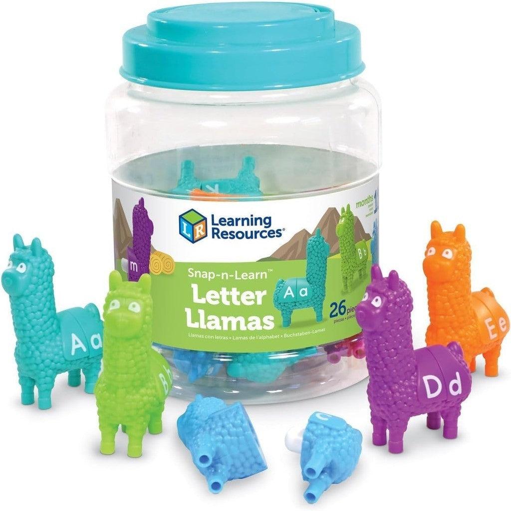 Learning Resources Snap-n-Learn Llamas-26 Pieces/ Dinos-18 Piece,Ages 18 months Toddler Learning Toys