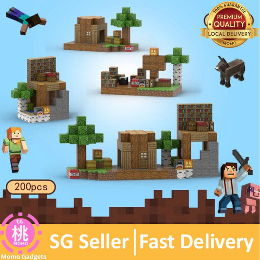 My World Mine craft DIY Merchandise Magnet Assembling Magnetic Cube Building Block Children's Educational Stem Toys