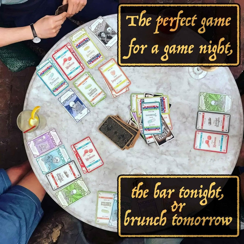 Pillbox Games Side Effects: Unleash The Fun & Chaos Using Therapy & Medication in This Hit Card Game