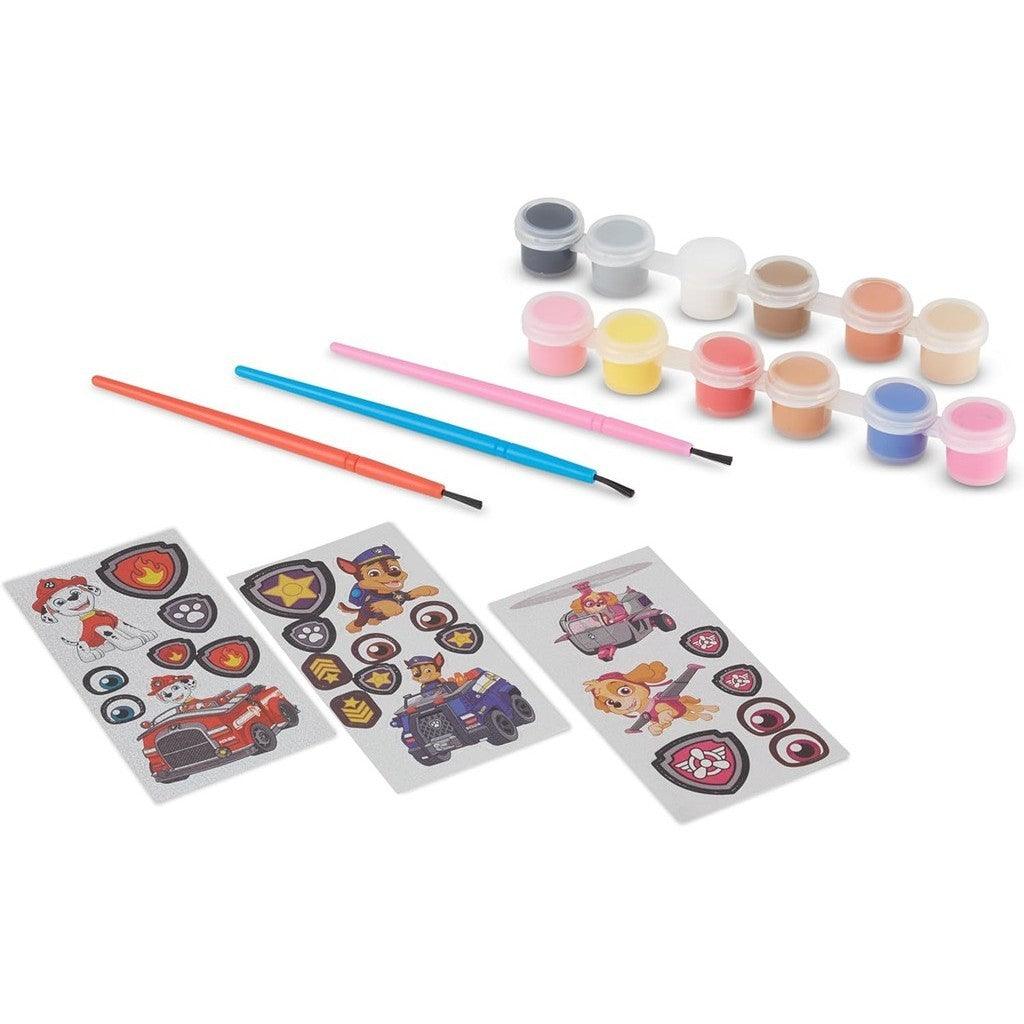 Melissa & Doug PAW Patrol Craft Kit - 3 Decorate Your Own Pup Figurines - Painting Kit