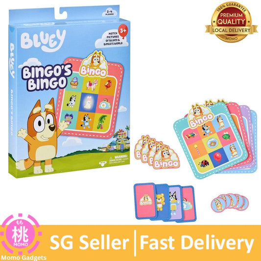 Bluey - Bingo's Bingo Card Game - Fun Matching Game Where You Match Images