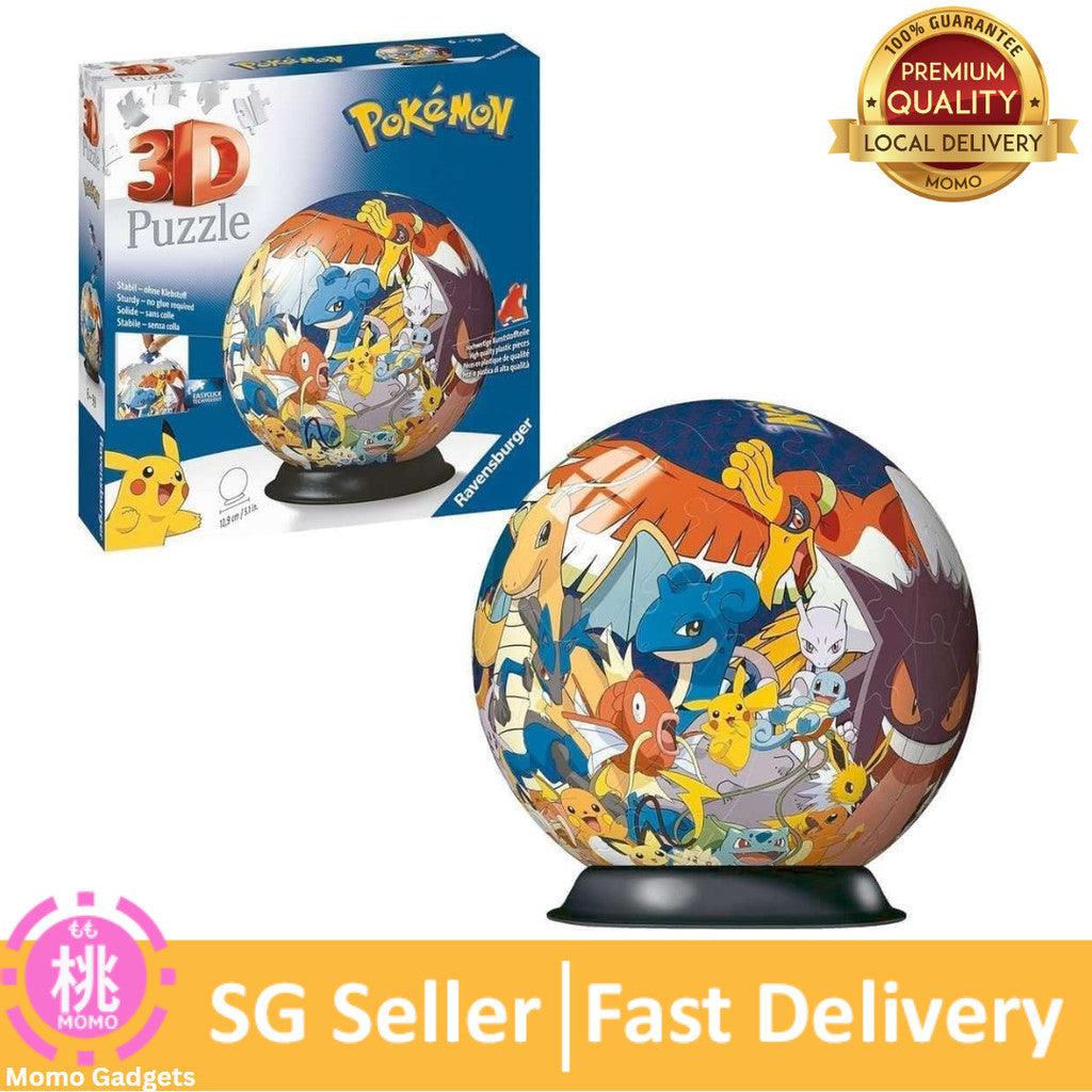 Ravensburger Pokemon 3D Jigsaw Puzzle Ball for Kids Age 6 Years Up - 72 Pieces/54 Pieces/Pencil Pot 54 Pieces