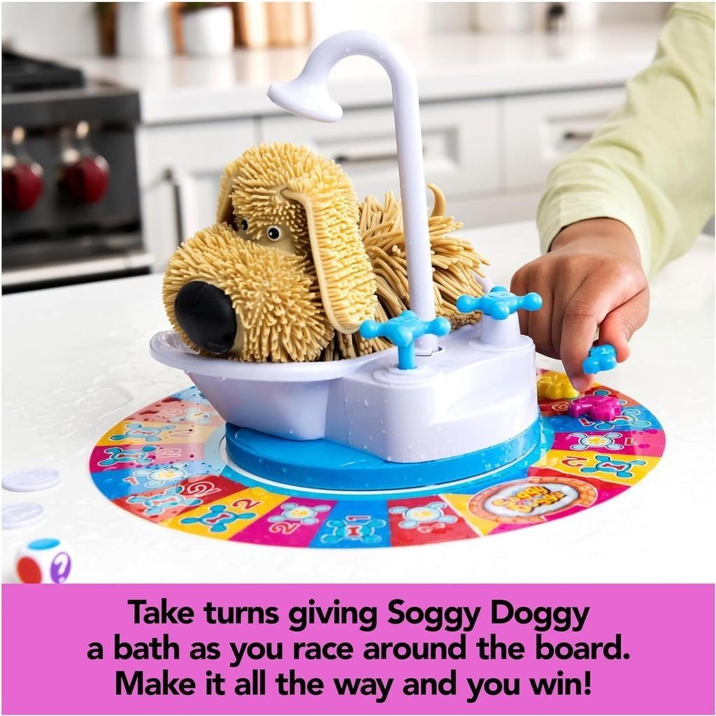 Soggy Doggy, The Showering Shaking Wet Dog Award-Winning Kids Game Board Game for Family Night Fun Games
